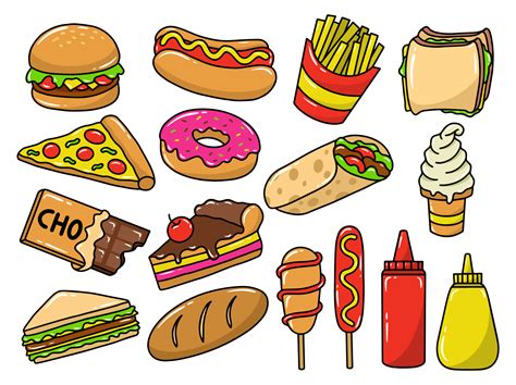 cartoon food images|cartoon food images clip art.